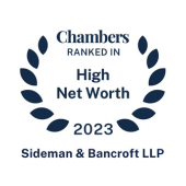 2023 Award from Chambers - High Net Worth