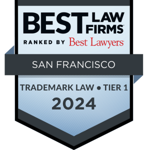 Ranked by Best Lawyers San Francisco 2024, Trademark Law Tier 1