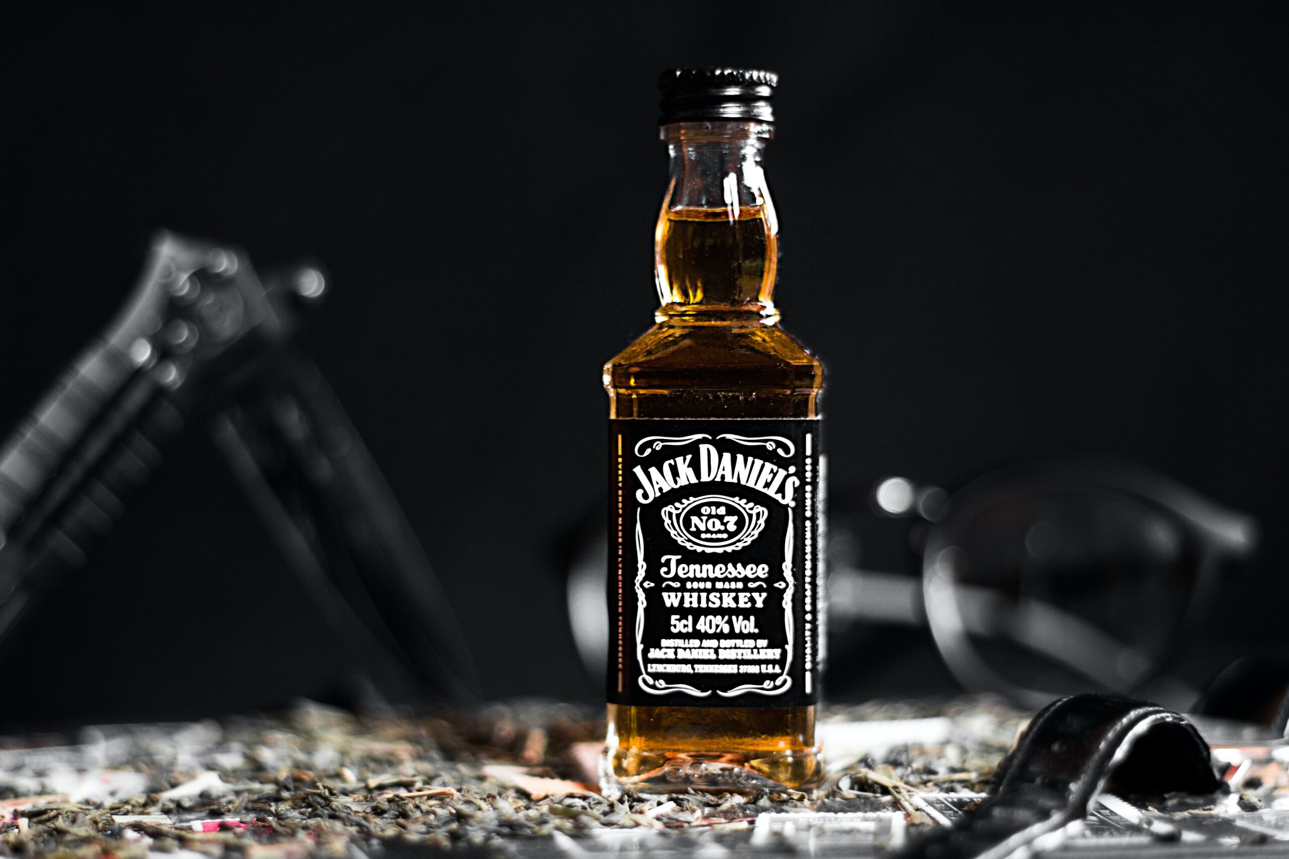 Bottle of Jack Daniel's whiskey