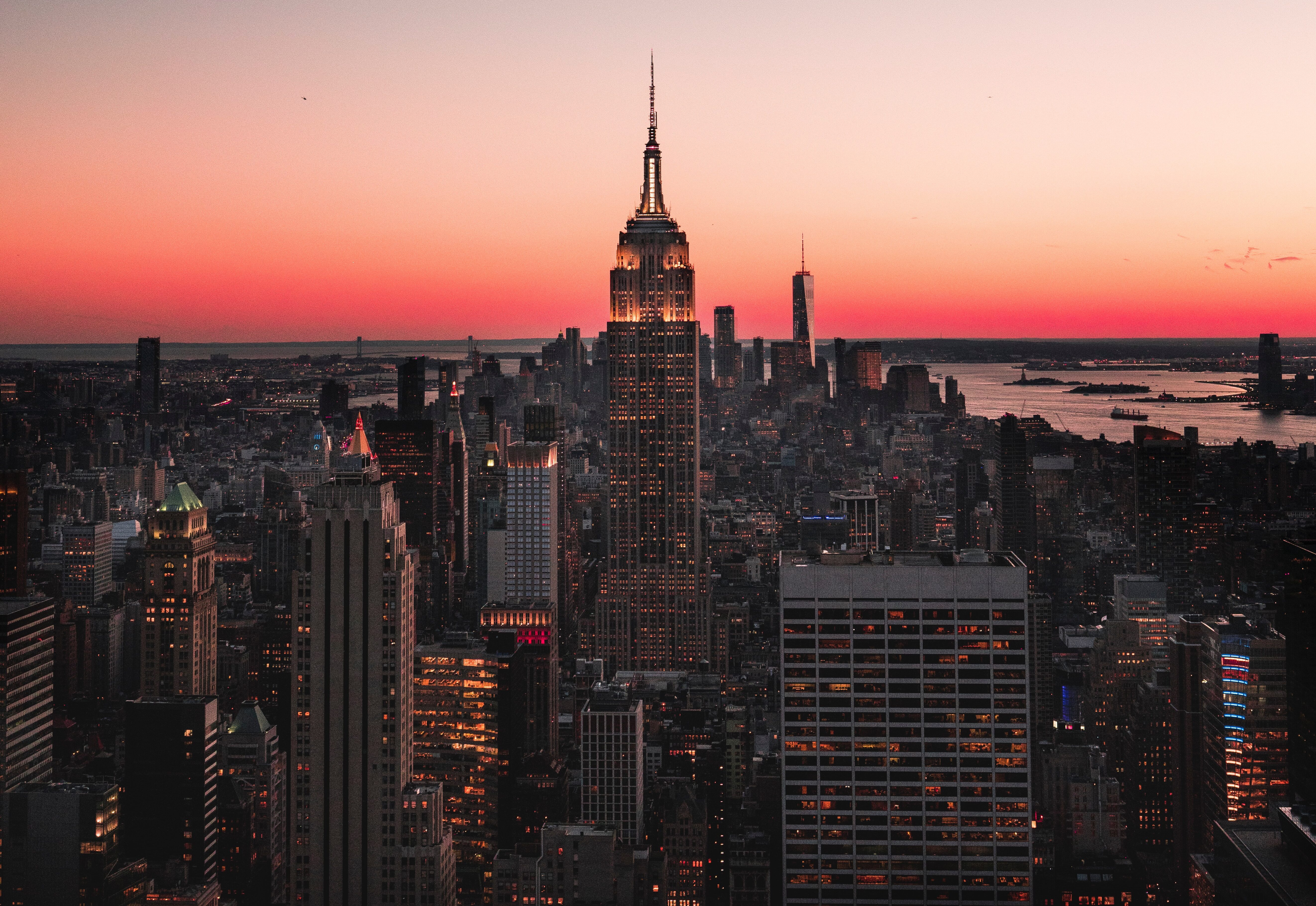 empire state building at night