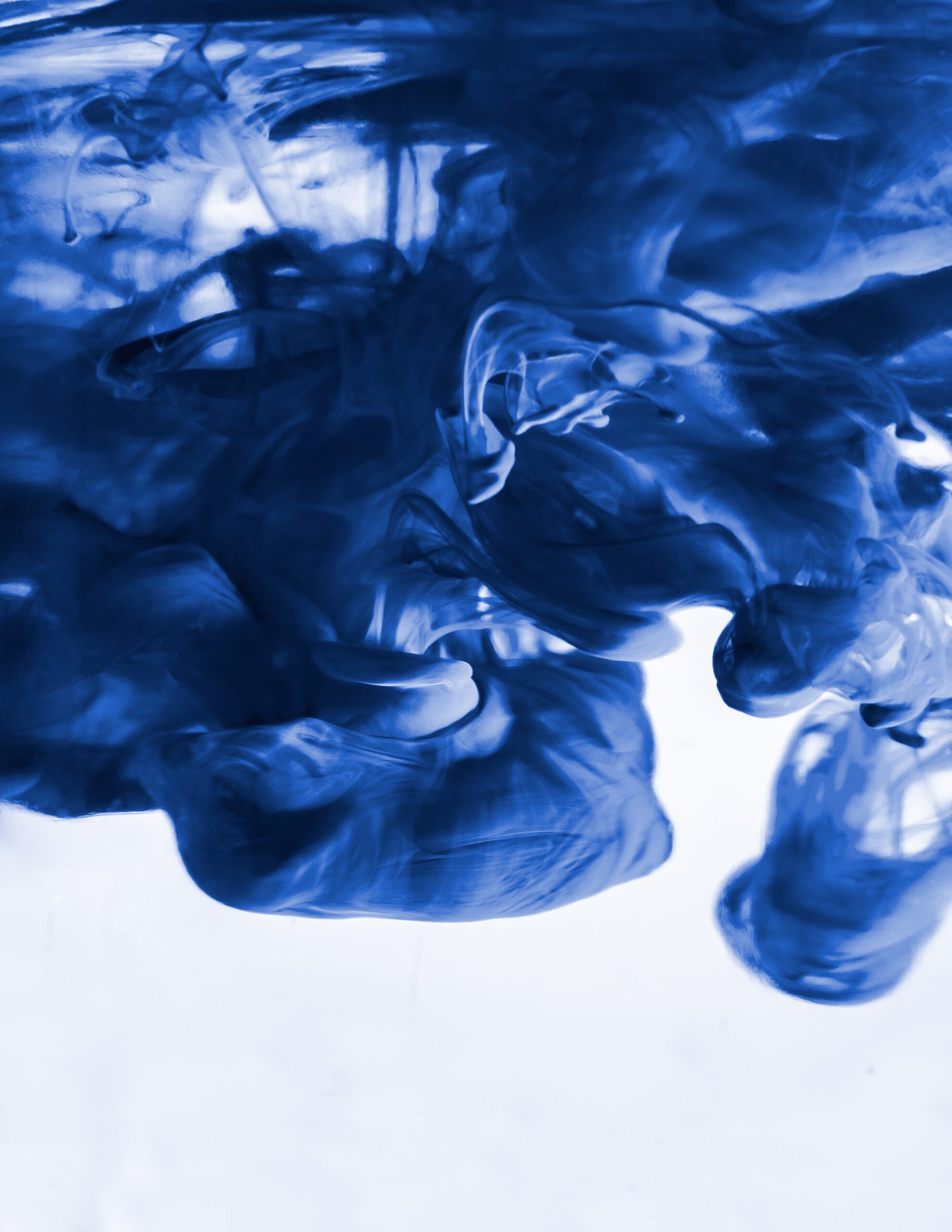 Blue wispy abstract background