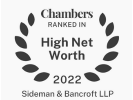 2022 Award Ranked by Chambers - High Net Worth