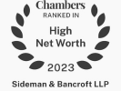 Chambers 2023 Award High Net Worth Sideman & Bancroft LLP